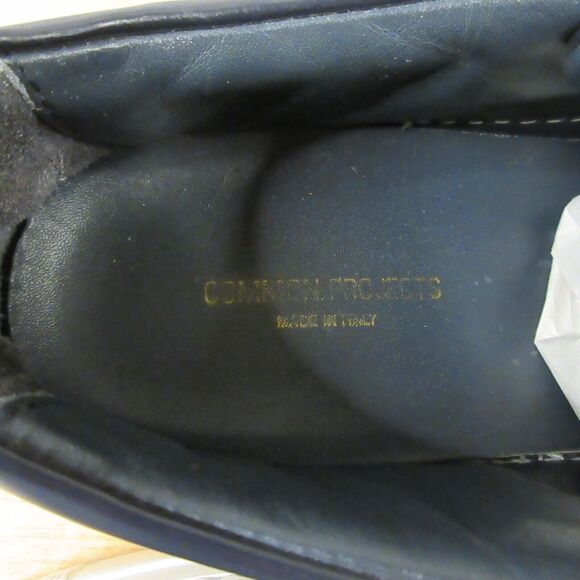 Common Projects Court Boxed Leather Sneakers EU 42, US 9 Blue Made in Italy - Picture 11 of 11